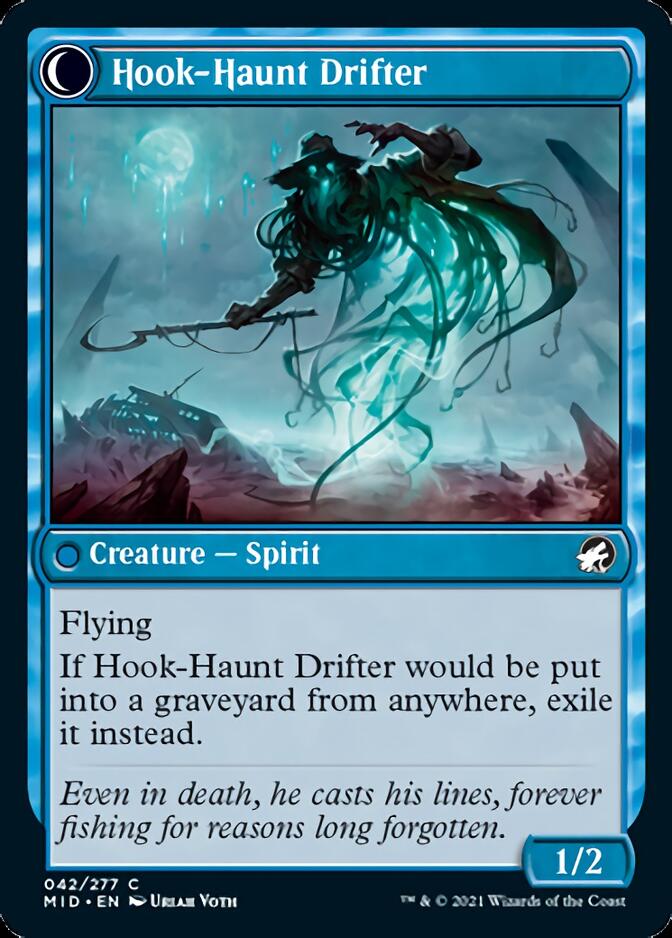 Baithook Angler // Hook-Haunt Drifter [Innistrad: Midnight Hunt] | Fandemonia Ltd