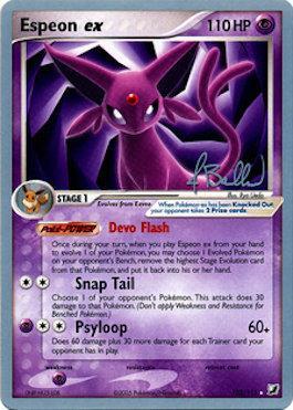 Espeon ex (102/115) (Eeveelutions - Jimmy Ballard) [World Championships 2006] | Fandemonia Ltd
