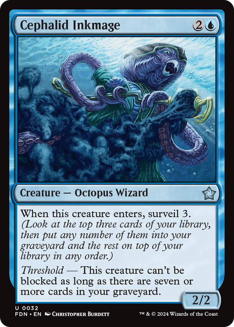 Cephalid Inkmage [Foundations] | Fandemonia Ltd