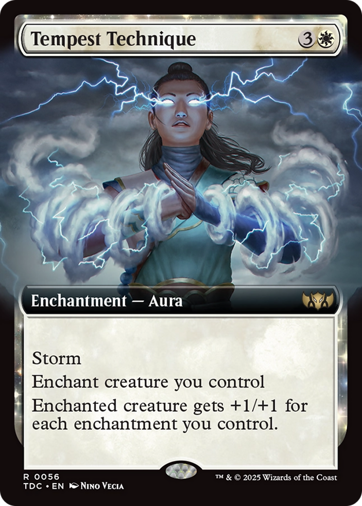 Tempest Technique (Extended Art) [Tarkir: Dragonstorm Commander] | Fandemonia Ltd