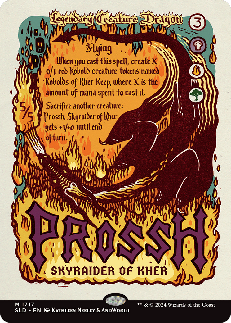 Prossh, Skyraider of Kher (Rainbow Foil) [Secret Lair Drop Series] | Fandemonia Ltd