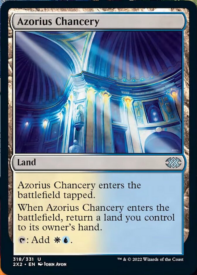 Azorius Chancery [Double Masters 2022] | Fandemonia Ltd