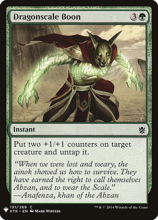 Dragonscale Boon [Mystery Booster] | Fandemonia Ltd