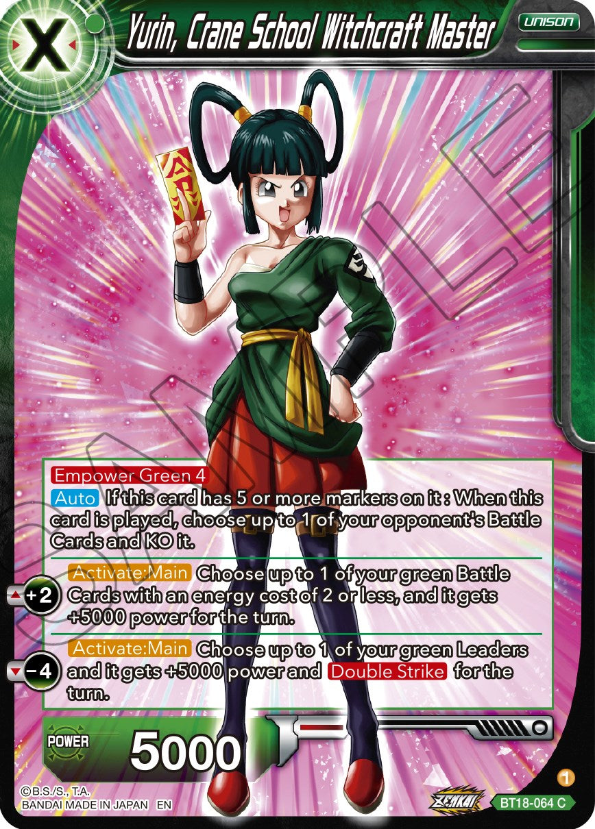 Yurin, Crane School Witchcraft Master (BT18-064) [Dawn of the Z-Legends] | Fandemonia Ltd