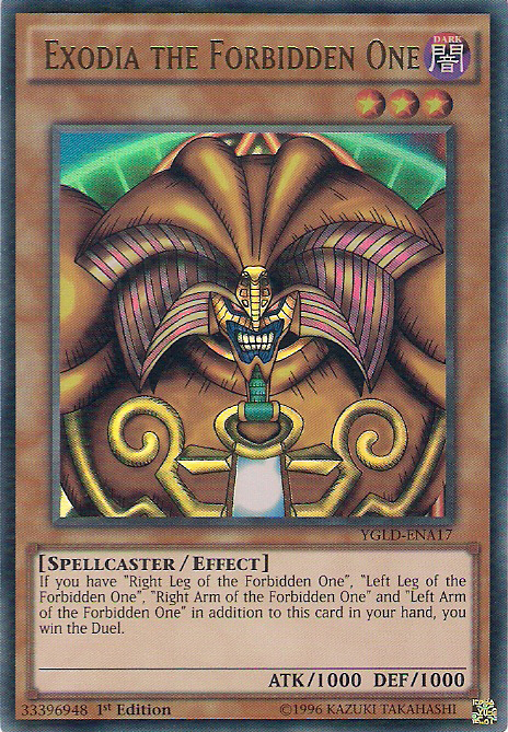 Exodia the Forbidden One [YGLD-ENA17] Ultra Rare | Fandemonia Ltd