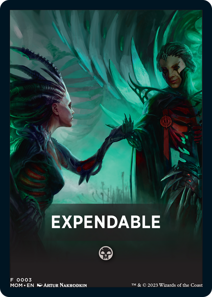 Expendable Theme Card [March of the Machine Tokens] | Fandemonia Ltd