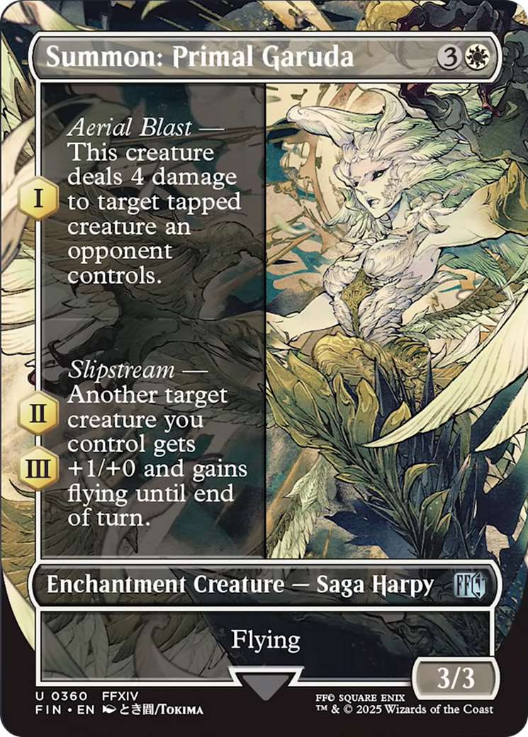 Summon: Primal Garuda (Borderless) [FINAL FANTASY] | Fandemonia Ltd