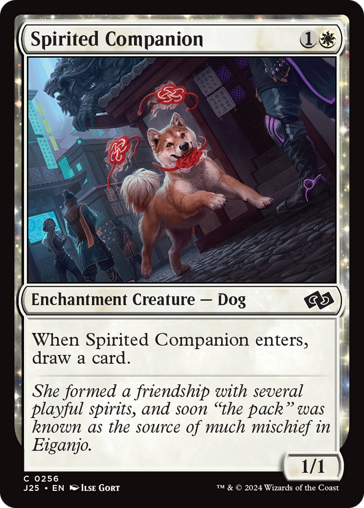 Spirited Companion [Foundations Jumpstart] | Fandemonia Ltd