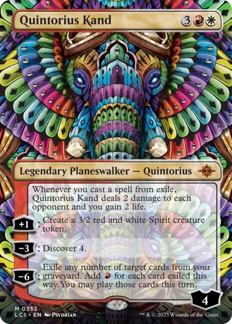 Quintorius Kand (0352) (Borderless) [The Lost Caverns of Ixalan] | Fandemonia Ltd