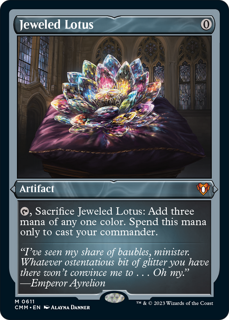 Jeweled Lotus (Foil Etched) [Commander Masters] | Fandemonia Ltd