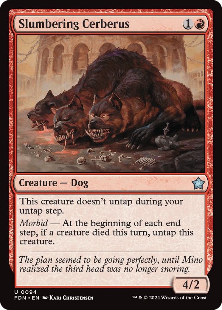 Slumbering Cerberus [Foundations] | Fandemonia Ltd