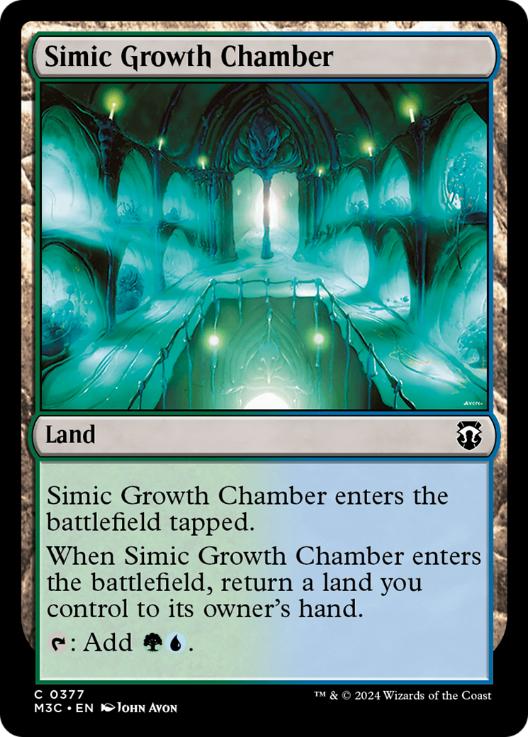 Simic Growth Chamber (Ripple Foil) [Modern Horizons 3 Commander] | Fandemonia Ltd