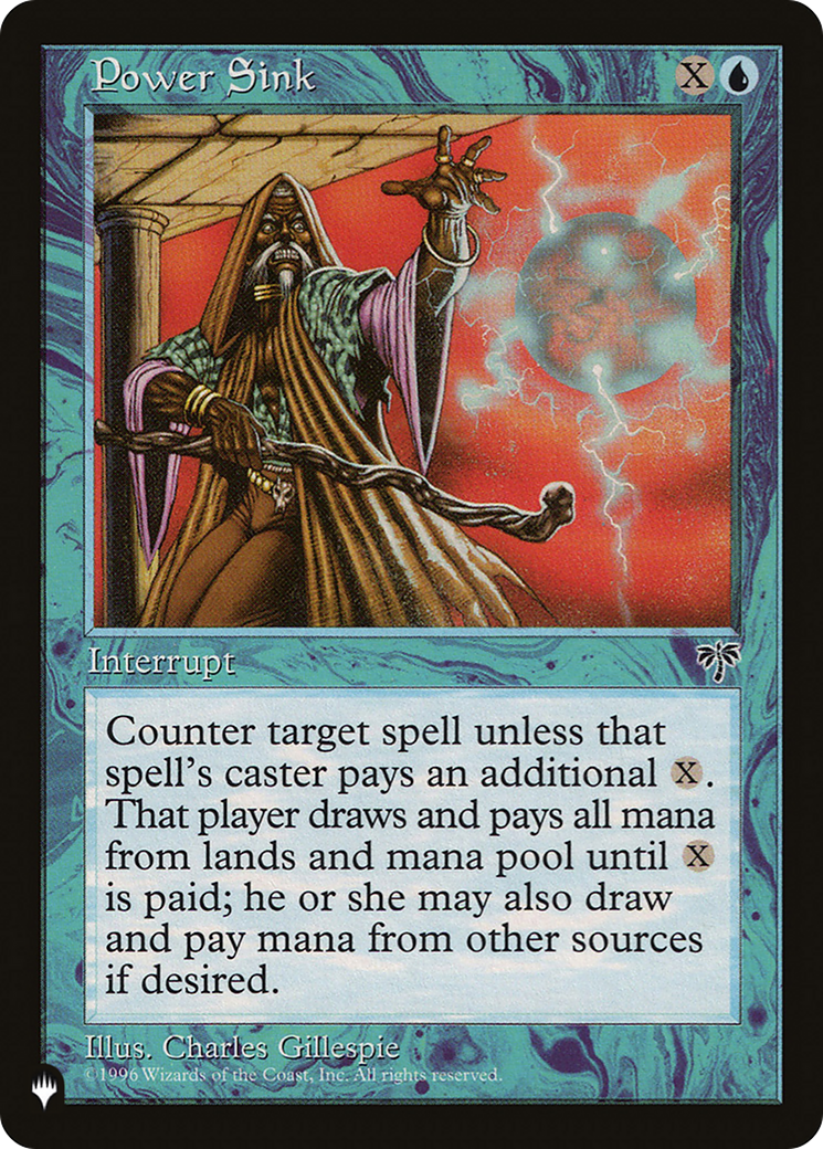 Power Sink [The List] | Fandemonia Ltd