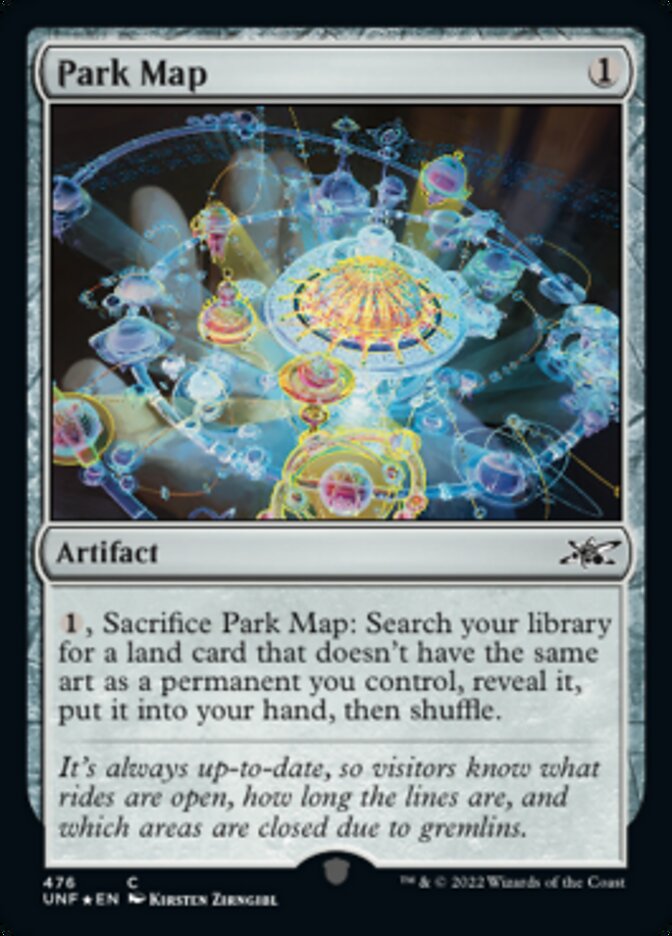 Park Map (Galaxy Foil) [Unfinity] | Fandemonia Ltd