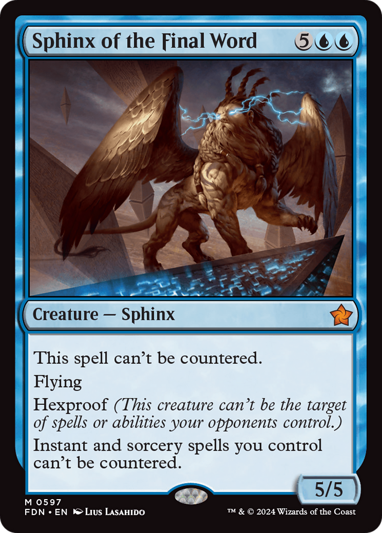Sphinx of the Final Word [Foundations] | Fandemonia Ltd