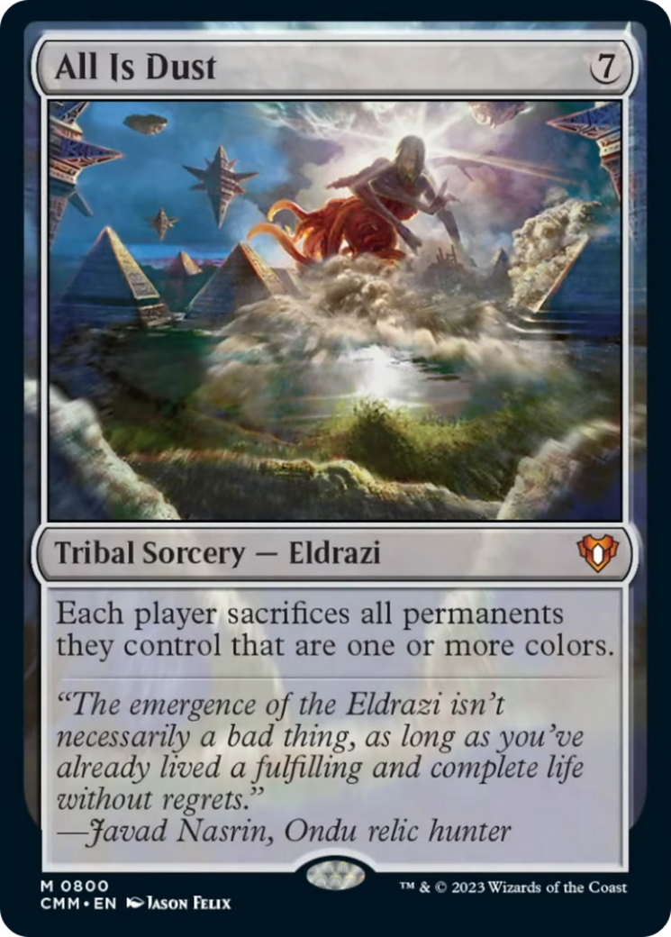 All Is Dust [Commander Masters] | Fandemonia Ltd