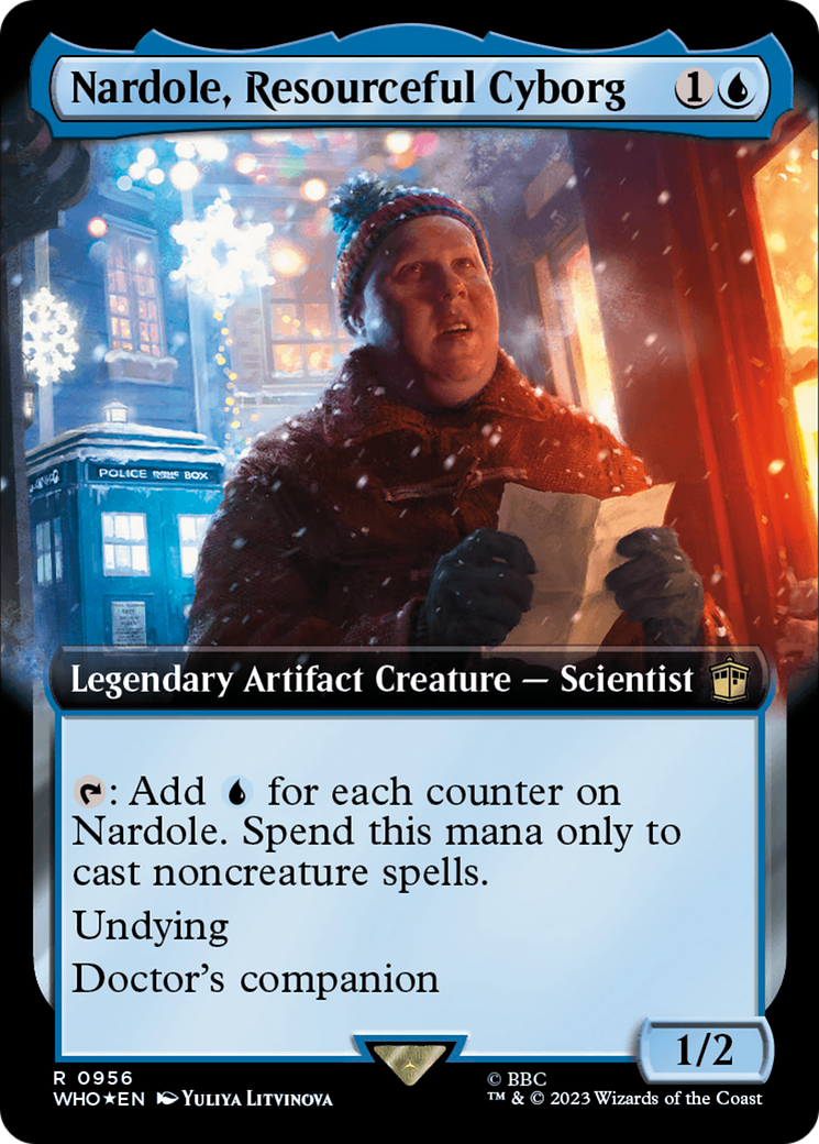 Nardole, Resourceful Cyborg (Extended Art) (Surge Foil) [Doctor Who] | Fandemonia Ltd