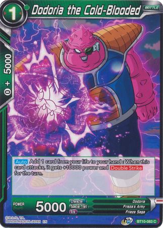 Dodoria the Cold-Blooded (BT10-083) [Rise of the Unison Warrior 2nd Edition] | Fandemonia Ltd