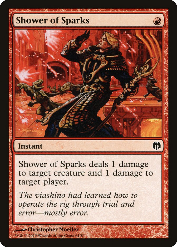 Shower of Sparks [Duel Decks: Heroes vs. Monsters] | Fandemonia Ltd