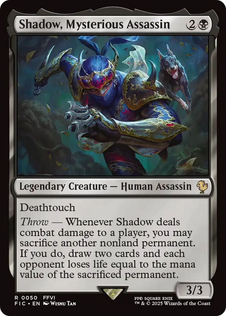 Shadow, Mysterious Assassin [FINAL FANTASY Commander] | Fandemonia Ltd