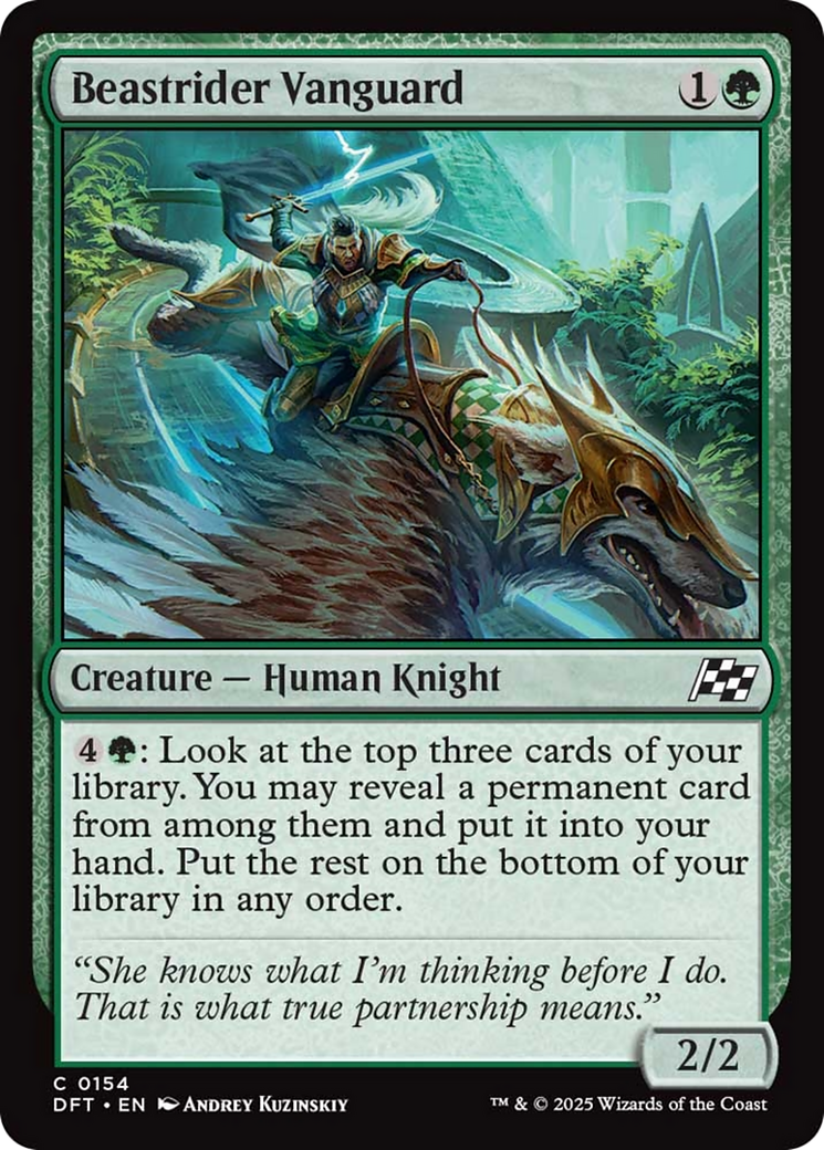 Beastrider Vanguard [Aetherdrift] | Fandemonia Ltd