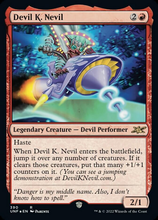 Devil K. Nevil (Galaxy Foil) [Unfinity] | Fandemonia Ltd
