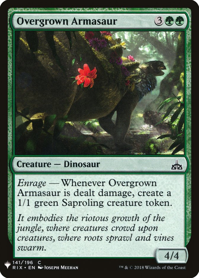 Overgrown Armasaur [Mystery Booster] | Fandemonia Ltd