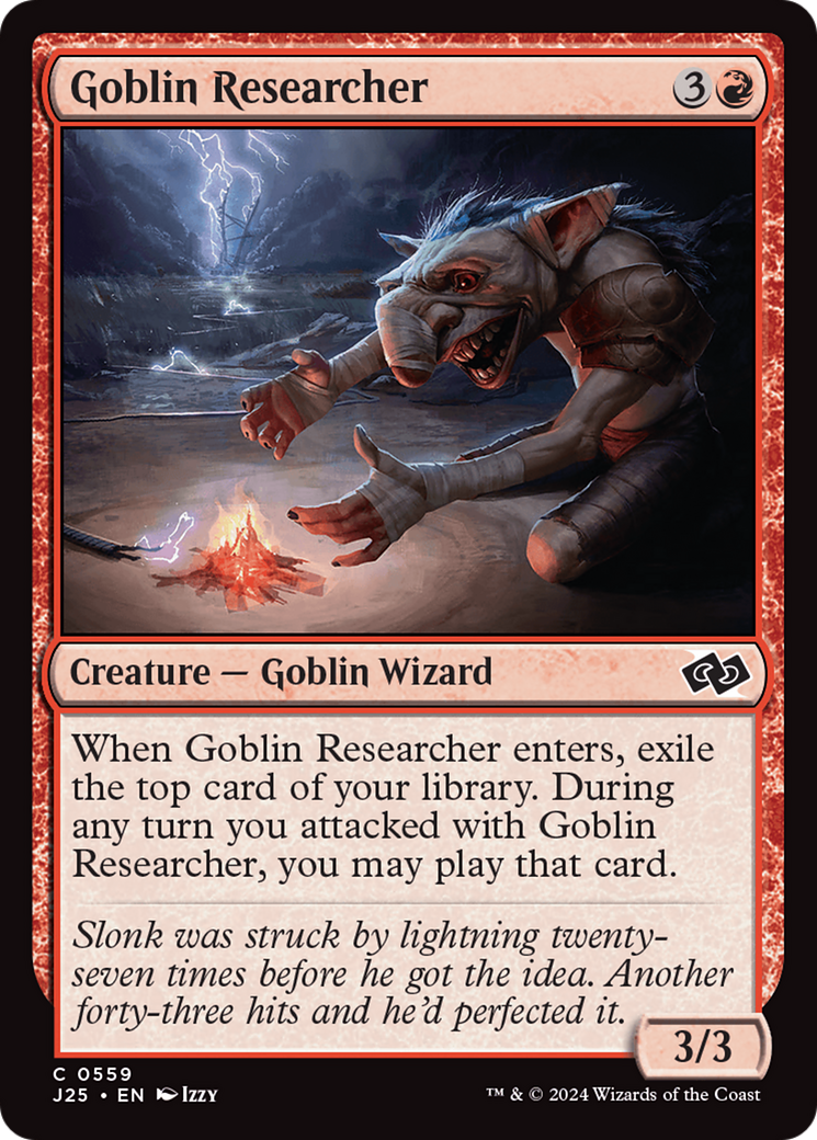 Goblin Researcher [Foundations Jumpstart] | Fandemonia Ltd