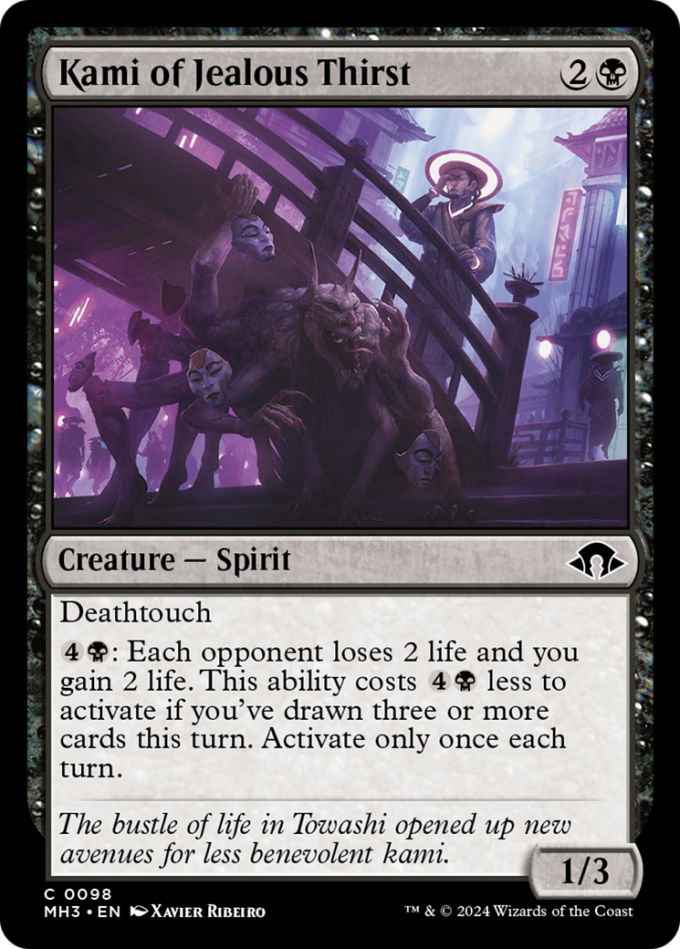 Kami of Jealous Thirst [Modern Horizons 3] | Fandemonia Ltd