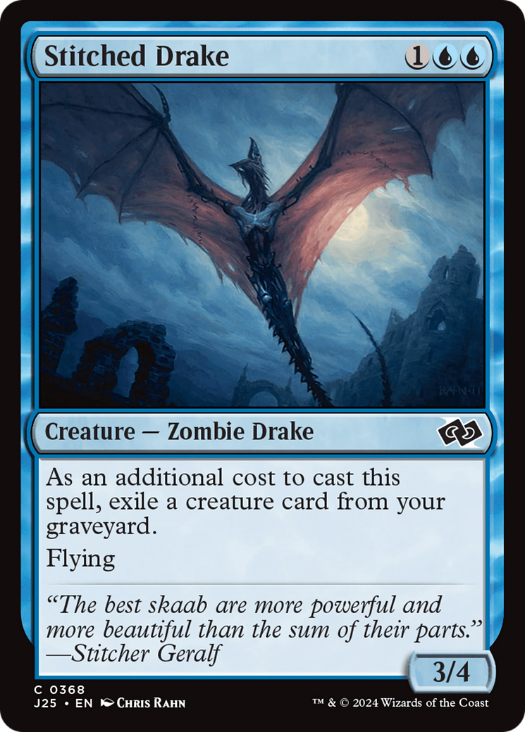 Stitched Drake [Foundations Jumpstart] | Fandemonia Ltd