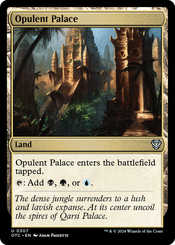 Opulent Palace [Outlaws of Thunder Junction Commander] | Fandemonia Ltd