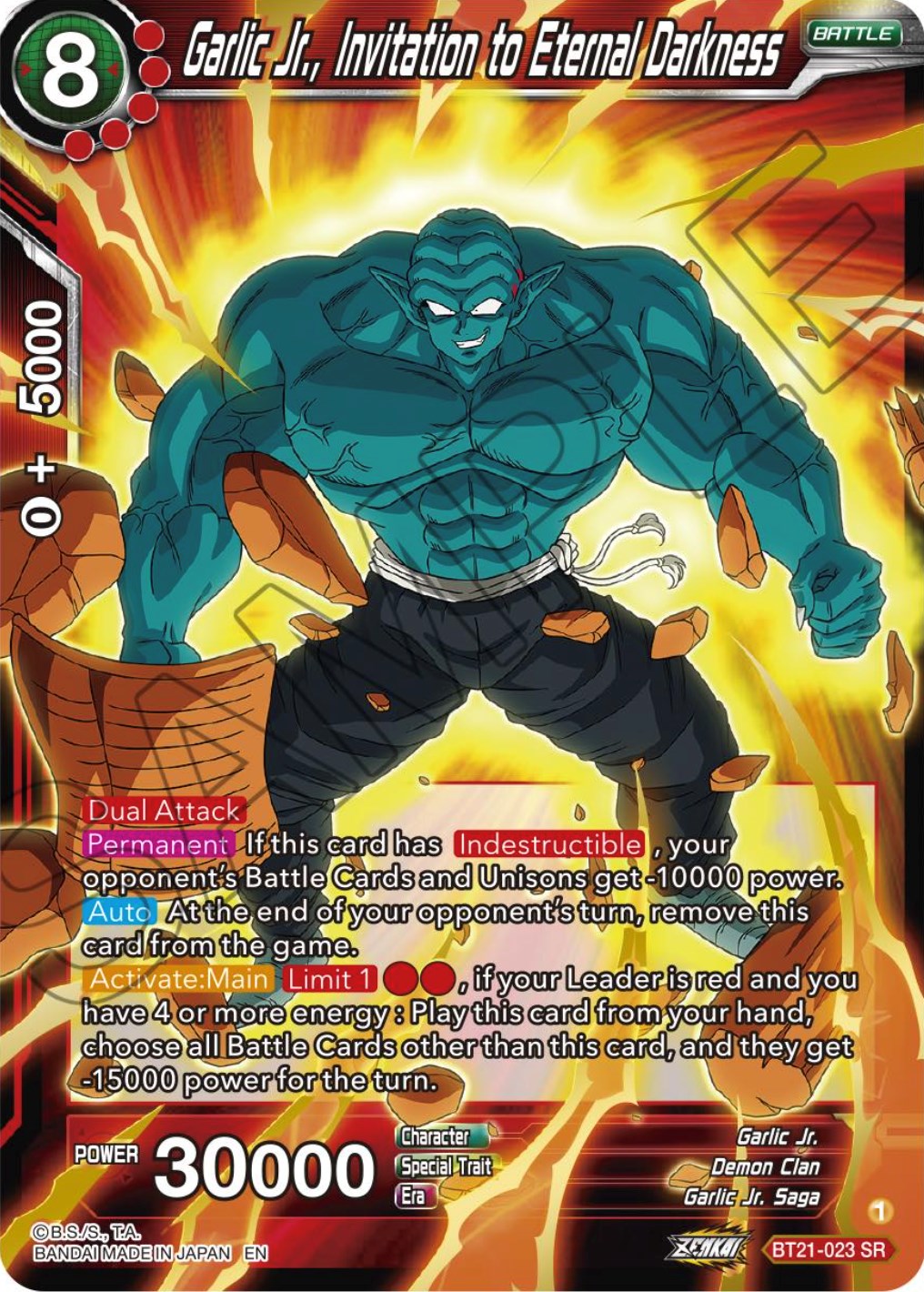 Garlic Jr., Invitation to Eternal Darkness (BT21-023) [Wild Resurgence] | Fandemonia Ltd