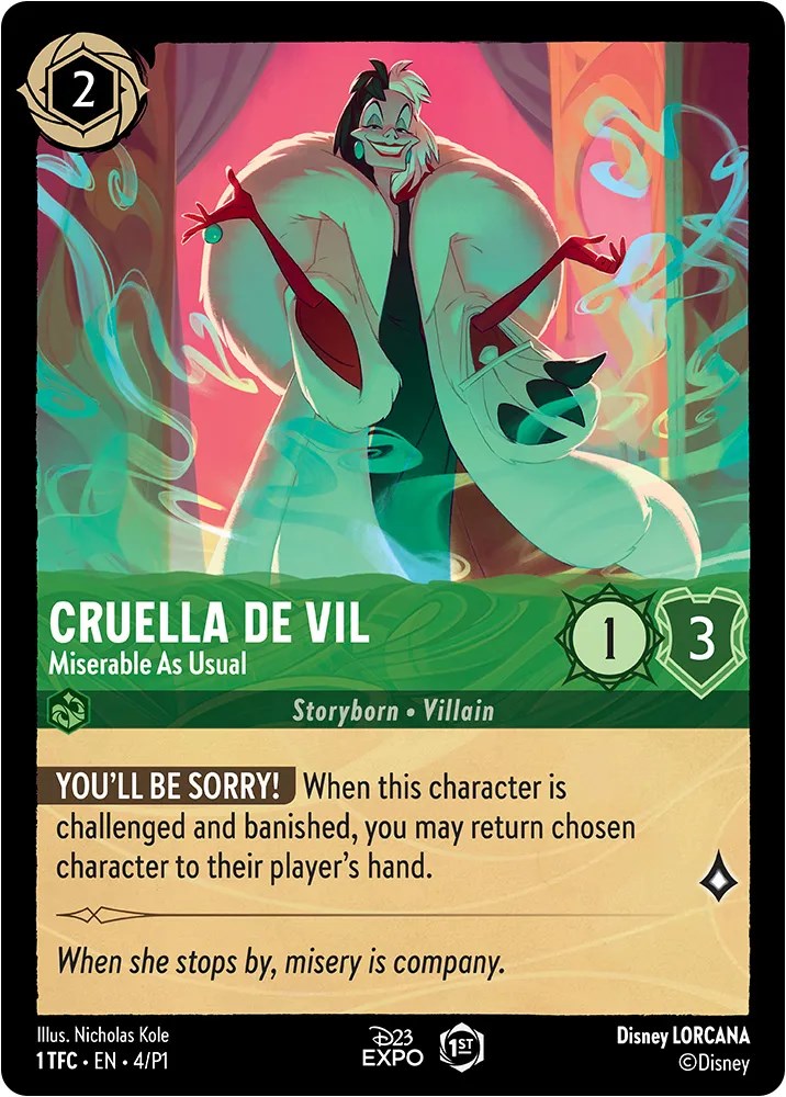 Cruella de Vil (4) [D23 Promos] | Fandemonia Ltd