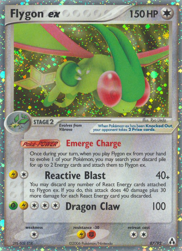 Flygon ex (87/92) [EX: Legend Maker] | Fandemonia Ltd