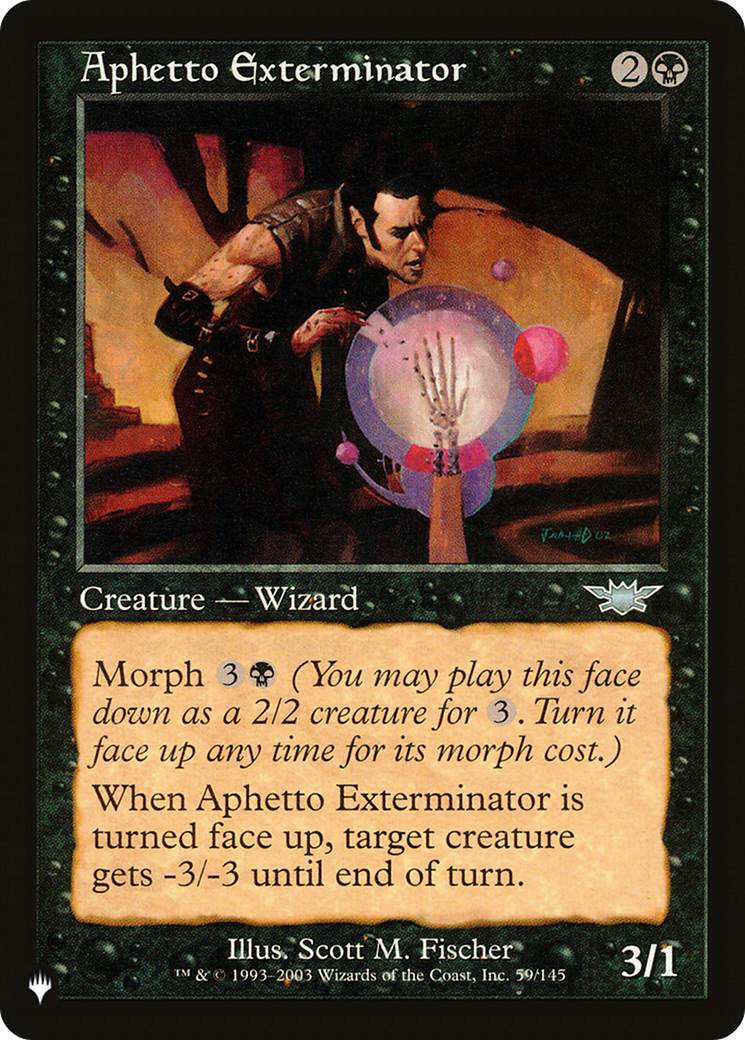 Aphetto Exterminator [The List] | Fandemonia Ltd