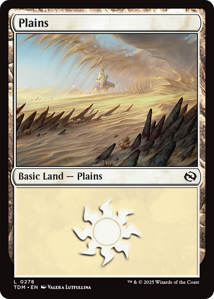 Plains (0278) [Tarkir: Dragonstorm] | Fandemonia Ltd