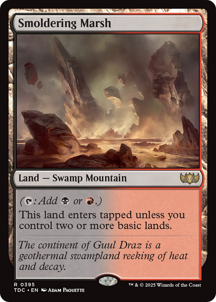 Smoldering Marsh [Tarkir: Dragonstorm Commander] | Fandemonia Ltd