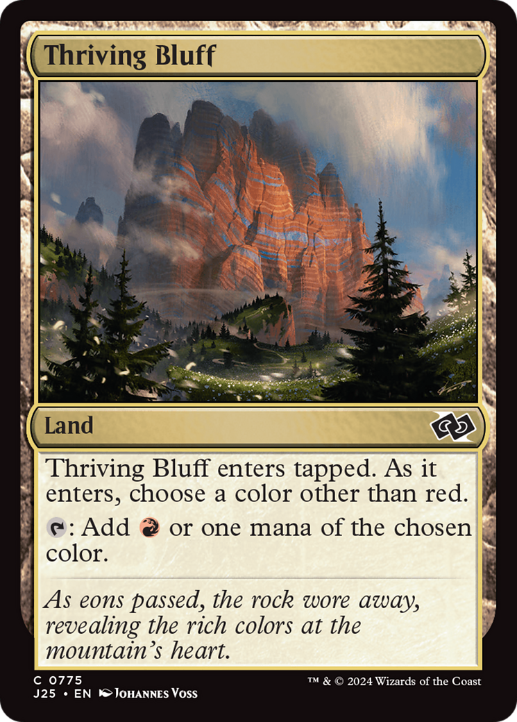 Thriving Bluff [Foundations Jumpstart] | Fandemonia Ltd