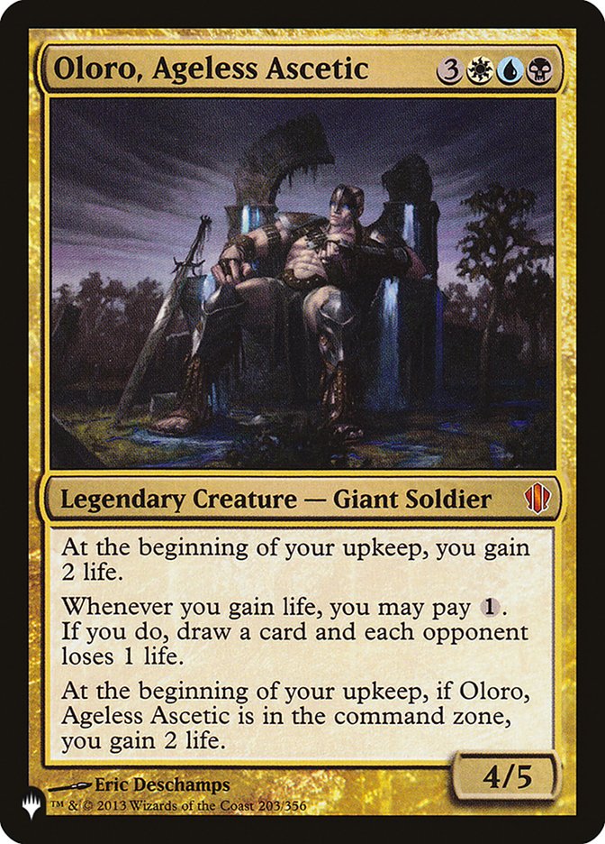 Oloro, Ageless Ascetic [The List] | Fandemonia Ltd