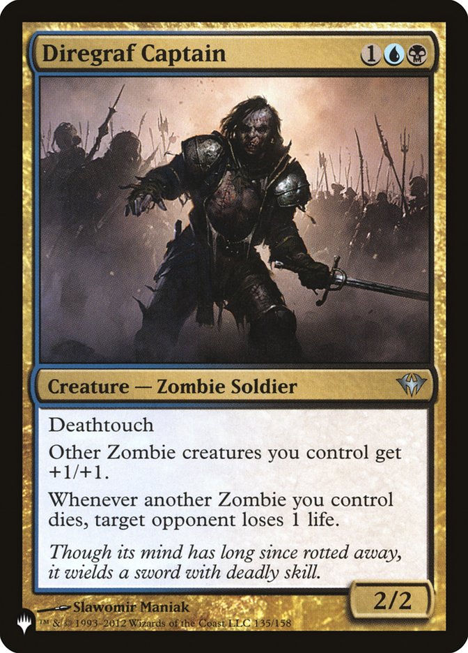 Diregraf Captain [The List] | Fandemonia Ltd