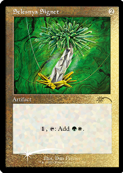 Selesnya Signet (Retro) (Foil Etched) [Secret Lair Drop Series] | Fandemonia Ltd