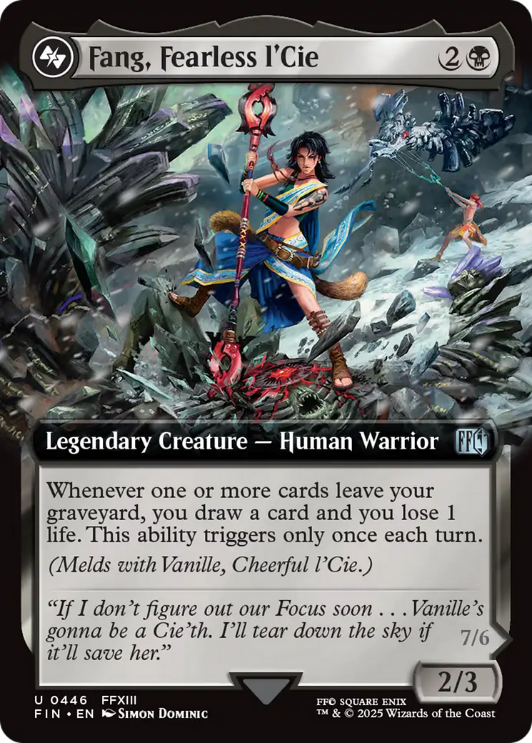 Fang, Fearless l'Cie (Extended Art) [FINAL FANTASY] | Fandemonia Ltd