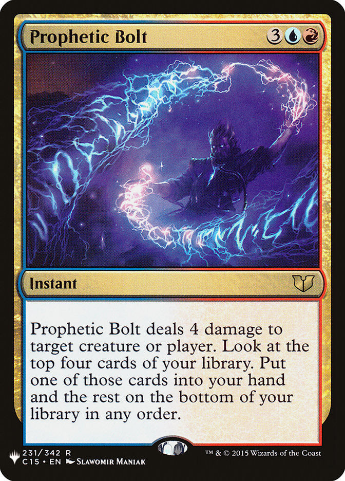 Prophetic Bolt [The List] | Fandemonia Ltd