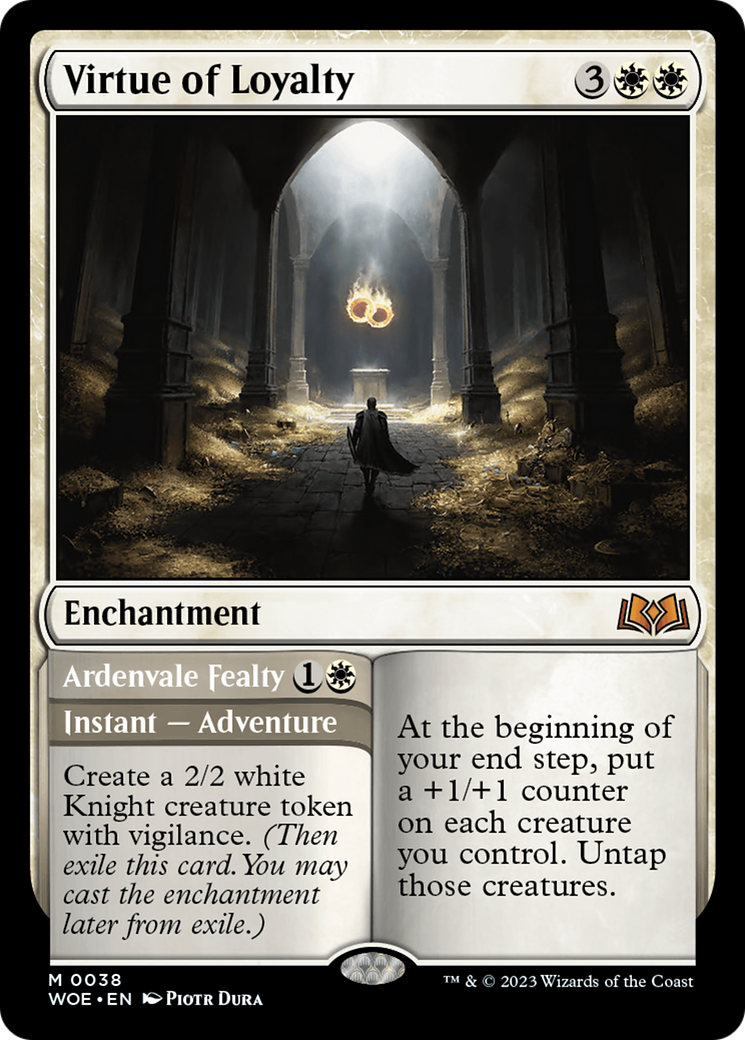 Virtue of Loyalty // Ardvenvale Fealty [Wilds of Eldraine] | Fandemonia Ltd