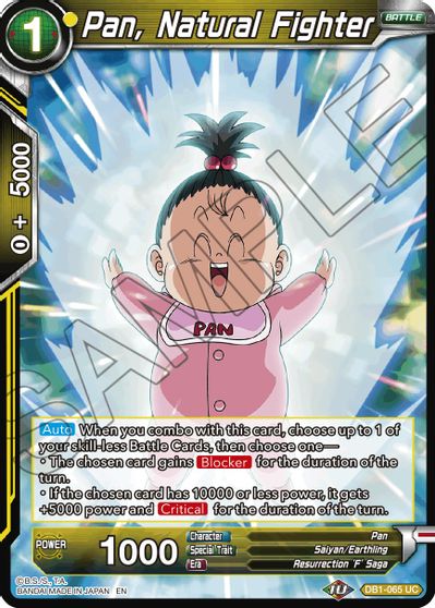 Pan, Natural Fighter (Reprint) (DB1-065) [Battle Evolution Booster] | Fandemonia Ltd