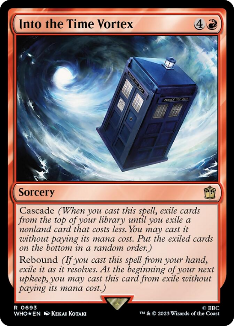 Into the Time Vortex (Surge Foil) [Doctor Who] | Fandemonia Ltd