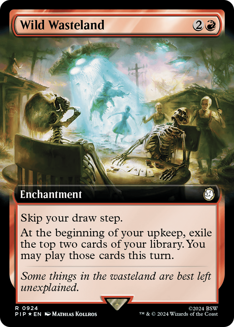 Wild Wasteland (Extended Art) (Surge Foil) [Fallout] | Fandemonia Ltd