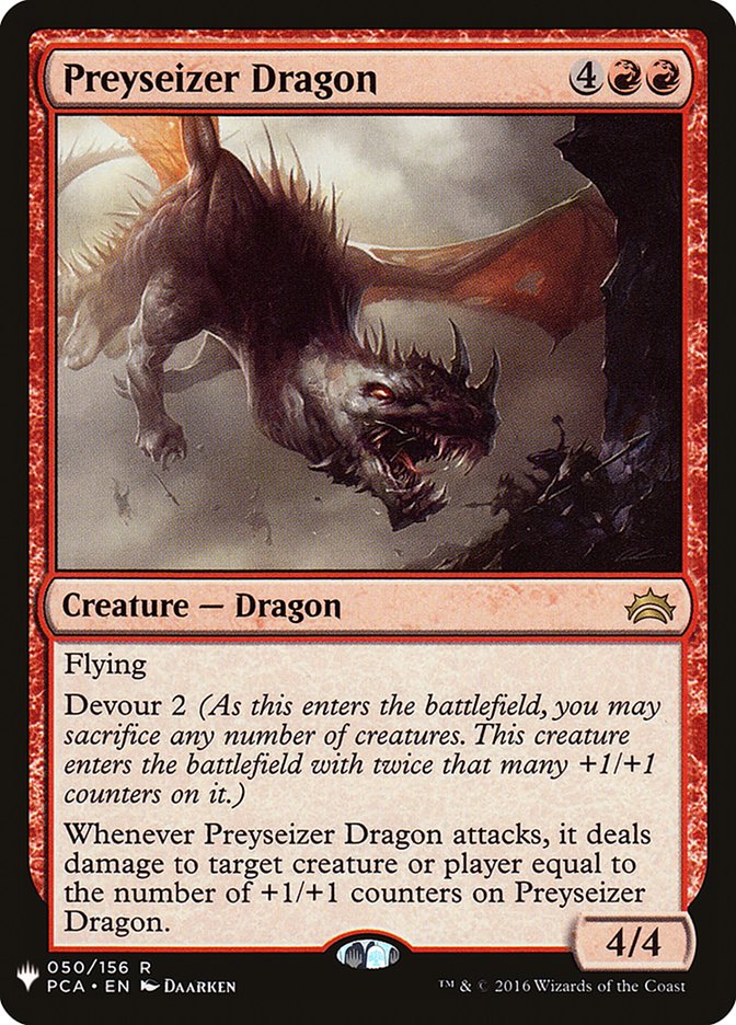 Preyseizer Dragon [The List] | Fandemonia Ltd