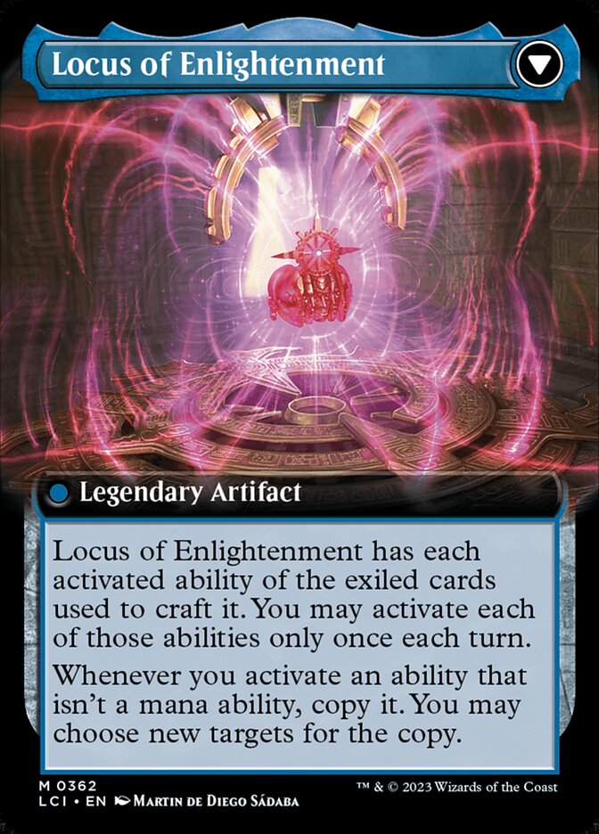 The Enigma Jewel // Locus of Enlightenment (Extended Art) [The Lost Caverns of Ixalan] | Fandemonia Ltd