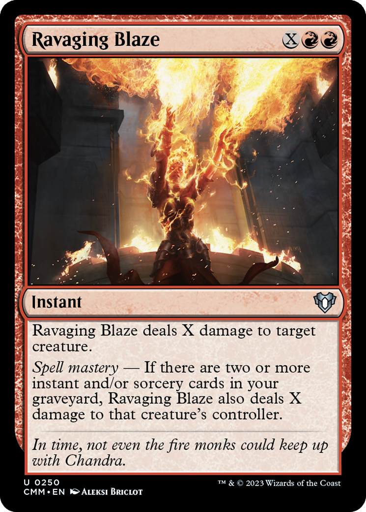 Ravaging Blaze [Commander Masters] | Fandemonia Ltd